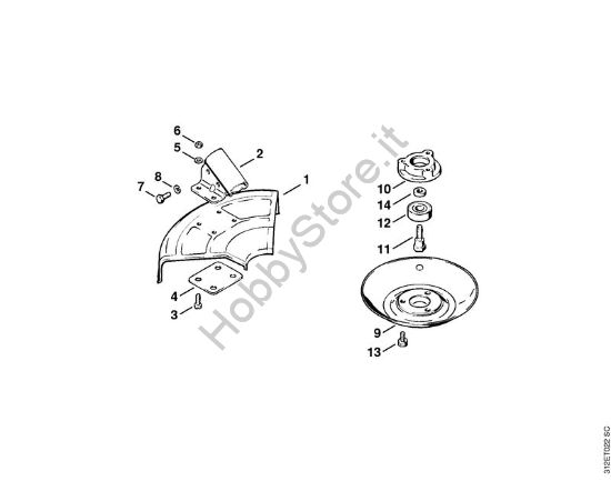 Riparo Decespugliatrici (FS) FS 80 E della marca STIHL