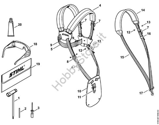 Attrezzi, accessorio a richiesta Decespugliatrici (FS) FS 87 R della marca STIHL