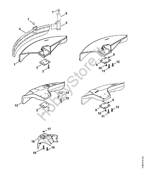 Riparo Decespugliatrici (FS) FS 87 R della marca STIHL
