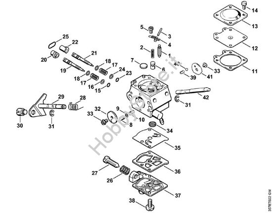 Carburatore WT-367 Decespugliatrici (FS) FS 88 della marca STIHL