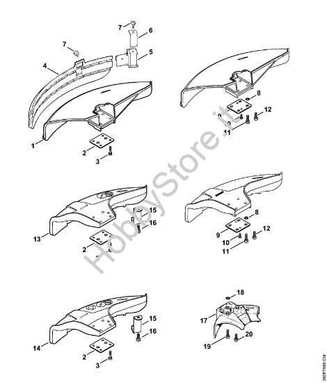 Riparo Decespugliatrici (FS) FS 88 della marca STIHL