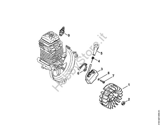 Impianto di accesione Decespugliatrici (FS) FS 89 della marca STIHL