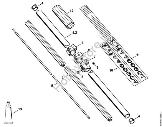 Stelo Decespugliatrici (FS) FS 90 R della marca STIHL