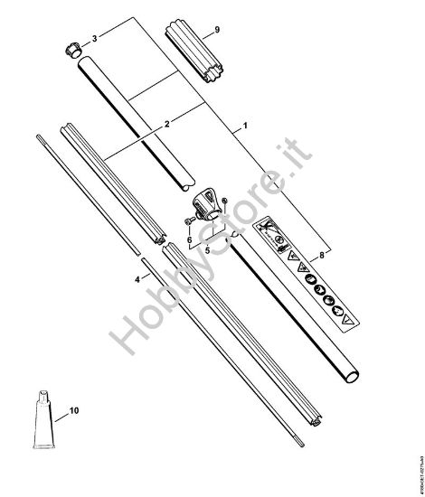 Stelo FS 91 R Decespugliatrici (FS) FS 91 R della marca STIHL