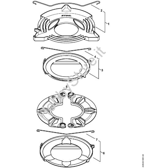 Riparo per trasporto Decespugliatrici (FS) FS 94 C-E della marca STIHL