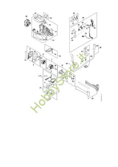Picture of Elettromotore, carcassa motore, Impugnatura a manubrio FSA 135 FSA 135