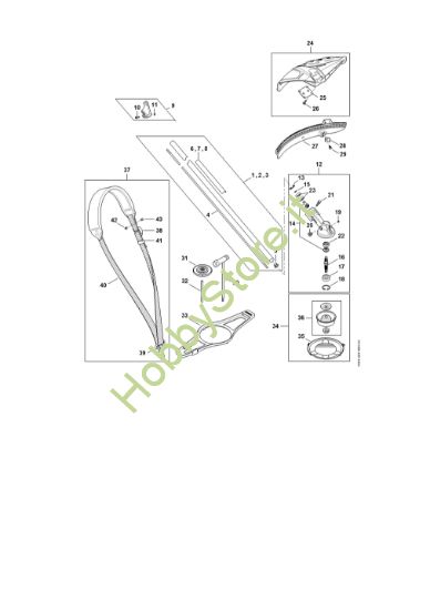 Picture of Stelo, riduttore, Riparo FSA 135 FSA 135