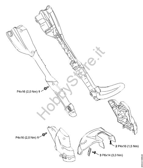 Coppie di serraggio Decespugliatrici a batteria (FSA) FSA 56 della marca STIHL