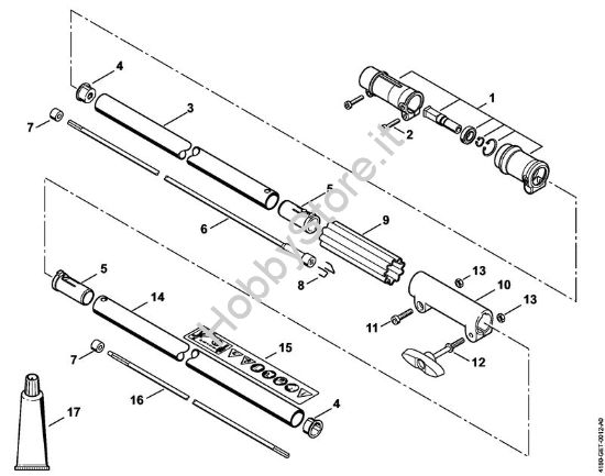 Stelo Decespugliatrici spalleggiabilli (FR) FR 131 T della marca STIHL