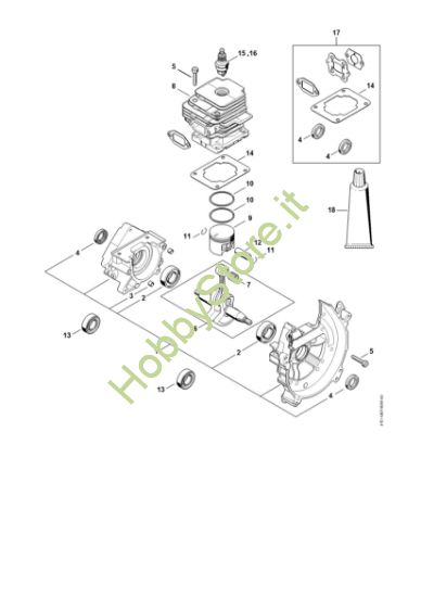 Picture of Carter albero a gomito, cilindro FR 230