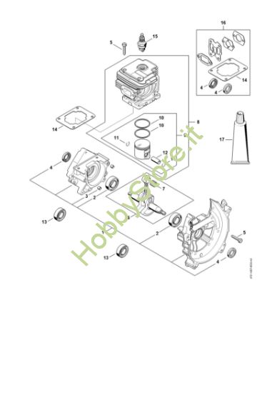 Picture of Carter albero a gomito, cilindro FR 235