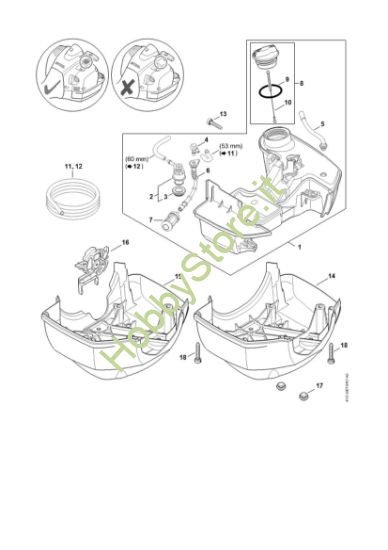 Picture of Serbatoio carburante FR 460 TC-E