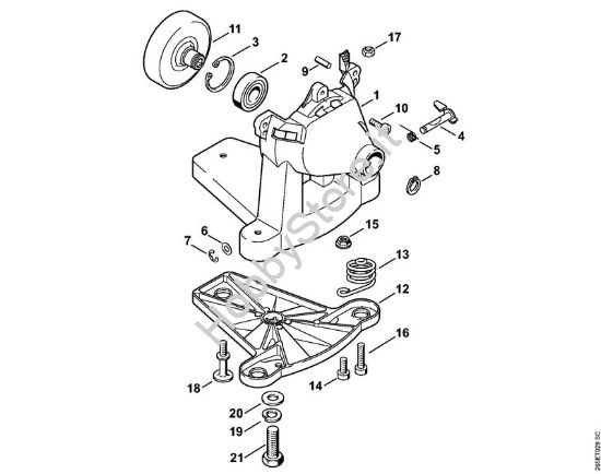 Carenatura ventola Decespugliatrici spalleggiabilli (FR) FR 85 della marca STIHL
