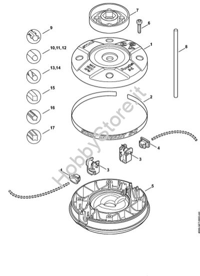 Testa falciante DuroCut 5-2 FS Attrezzi di taglio Testa falciante DuroCut 5-2 della marca STIHL