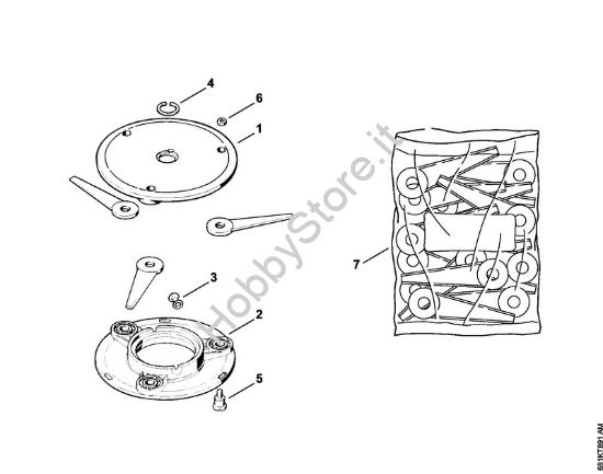 Testa falciante PolyCut 40-3 FS Attrezzi di taglio Testa falciante PolyCut 40-3 della marca STIHL