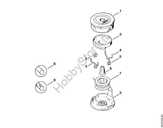 Testa falciante SuperCut 20-2 FS Attrezzi di taglio Testa falciante SuperCut 20-2 della marca STIHL