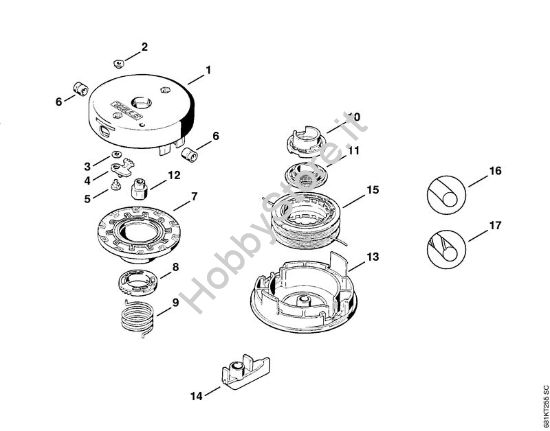 Testa falciante SuperCut 2-2 FS Attrezzi di taglio Testa falciante SuperCut 2-2 della marca STIHL