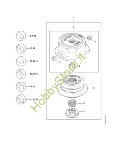 Picture of Testa falciante TrimCut C 32-2 Testa falciante TrimCut C 32-2