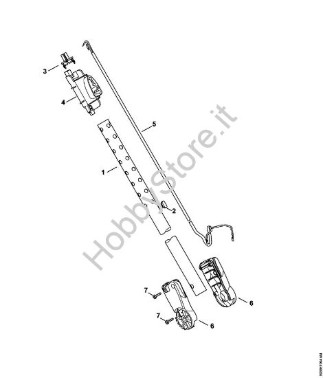 Stelo Trimmer elettrici (FE, FSE) FSE 52 della marca STIHL
