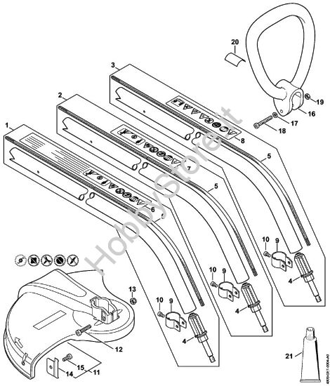 Stelo Trimmer elettrici (FE, FSE) FSE 60 della marca STIHL