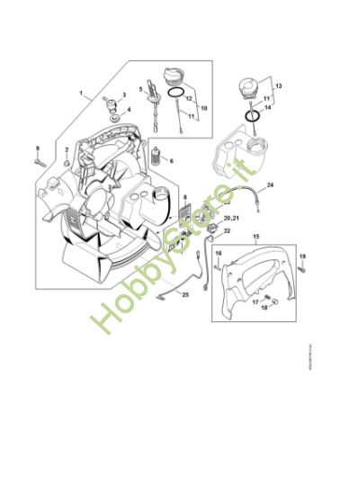 Picture of Carter soffiatore interno (04.2001), (45.2001), (18.2002) BG 55 C Z KAT