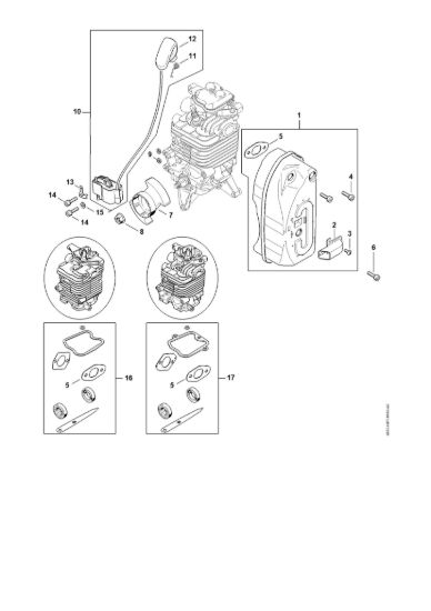 Picture of Silenziatore, impianto di accesione BR 700