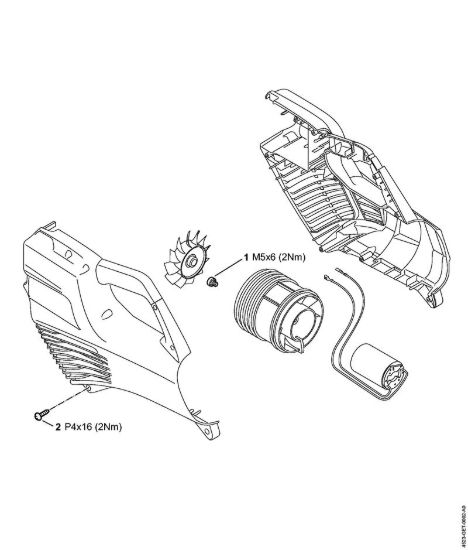 Coppie di serraggio Soffiatori a batteria (BGA) BGA 56 della marca STIHL