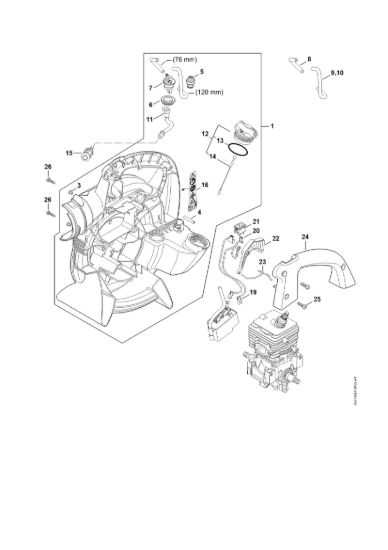 Picture of Carter soffiatore interno SH 56 SH 56 C-E D
