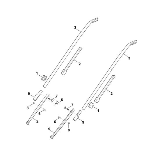 Picture of B - Parte inferiore manubrio RME 545.0 C