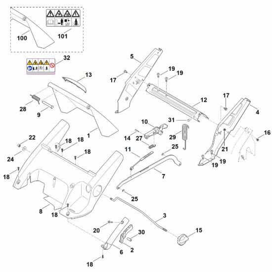Picture of C - Telaio, regolazione altezza RME 545.0 C