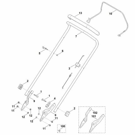 Picture of A - Manubrio RM 248.0