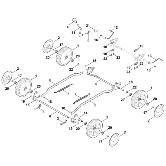 Picture of C - Carrello, impostazione in alto RM 4.0 R