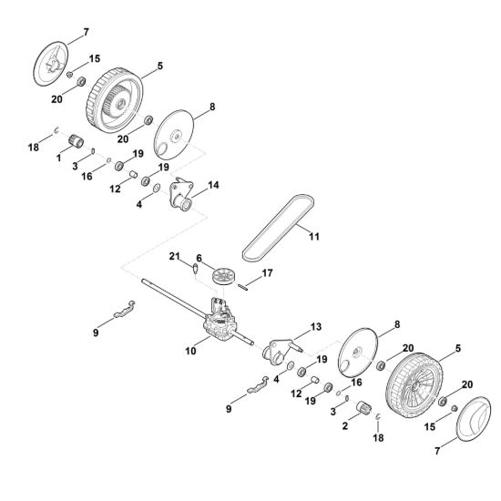 Picture of C - Asse anteriore, Cambio RM 4.0 RT