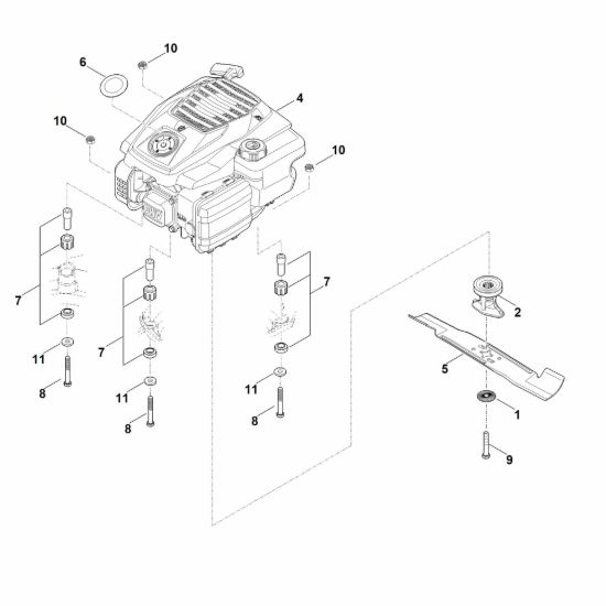 Picture of D - Motore, lama RM 443.1 T
