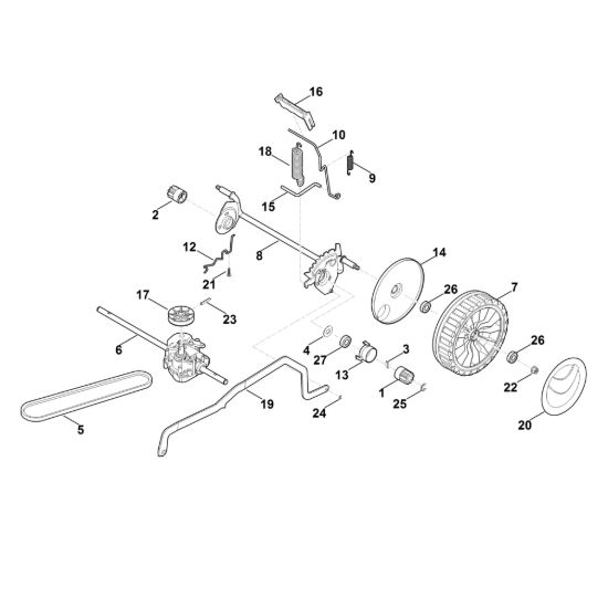 Picture of C - Regolazione altezza asse posteriore RM 448.0 PC