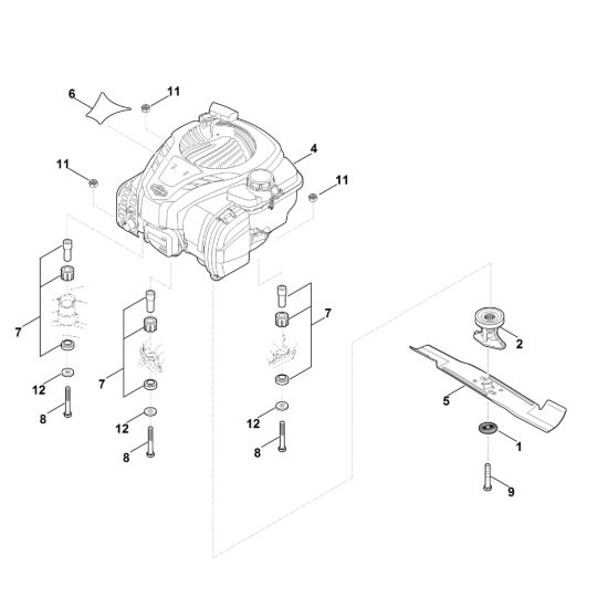 Picture of D - Motore, lama RM 448.0 PC
