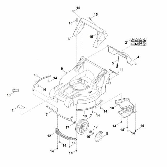 Picture of B - Scocca, asse anteriore RM 448.0 T