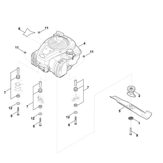 Picture of D - Motore, lama RM 448.0 T