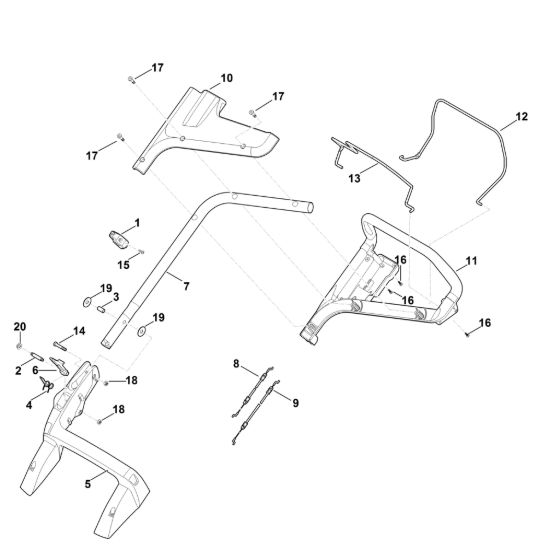 Picture of A - Manubrio RM 448.0 TC
