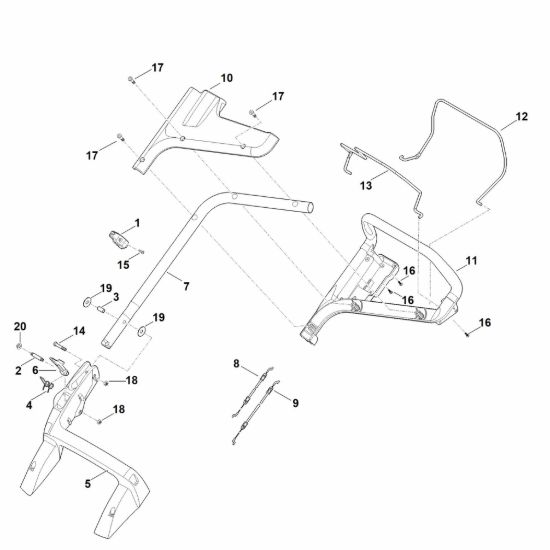 Picture of A - Manubrio RM 448.1 TC