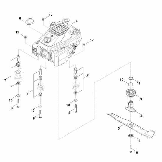 Picture of D - Motore, lama RM 448.1 VC