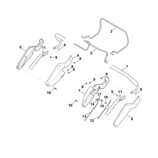 Picture of A - Parte superiore manubrio RM 545.0 T