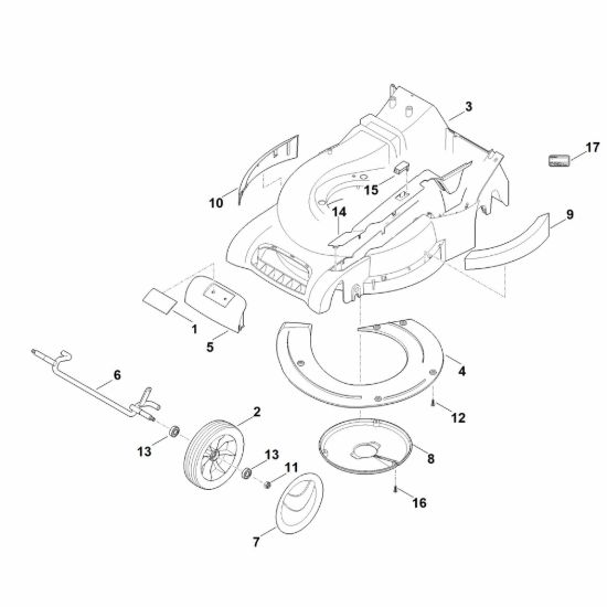 Picture of D - Scocca, asse anteriore RM 545.0 T