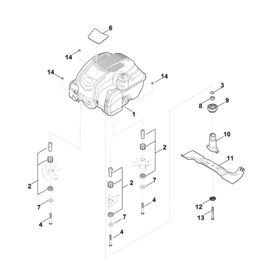 Picture of F - Motore, lama RM 545.0 VR