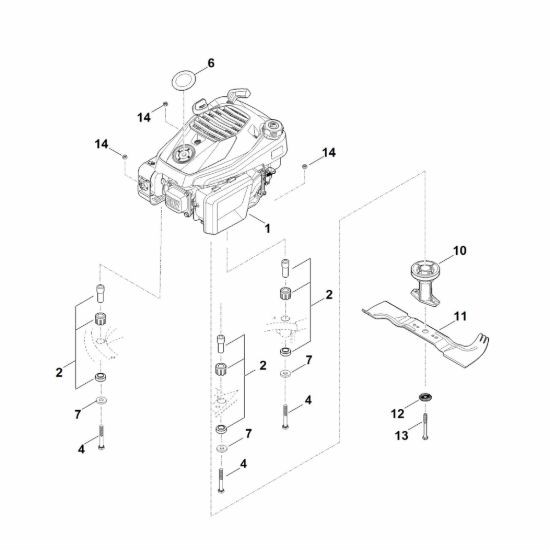 Picture of F - Motore, lama RM 545.1