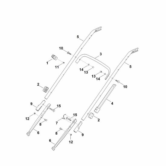 Picture of B - Parte inferiore manubrio RM 545.1 T