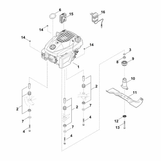 Picture of F - Motore, lama RM 545.1 VE