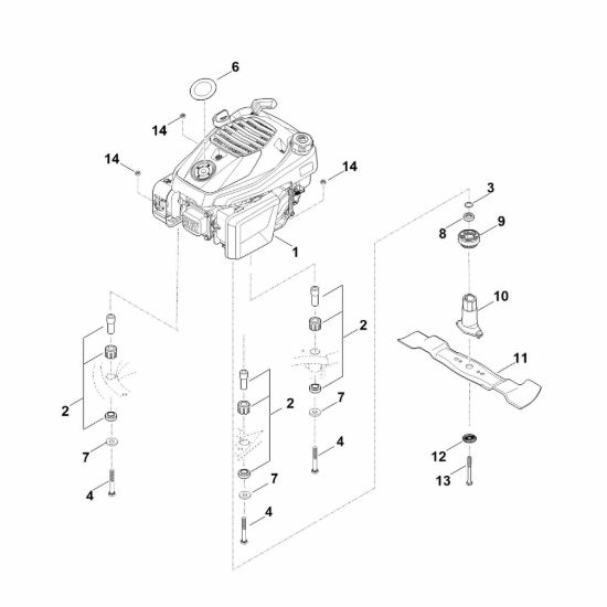 Picture of F - Motore, lama RM 545.1 VM