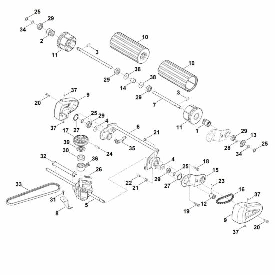 Picture of E - Asse posteriore, Trazione RM 545.1 VR