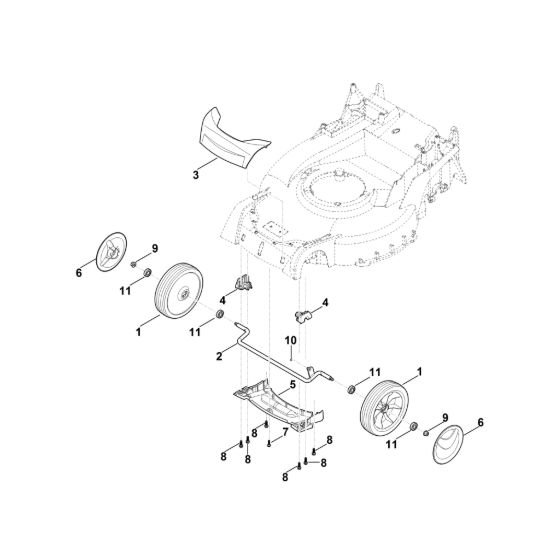 Picture of D - Asse anteriore, copertura RM 650.0 V